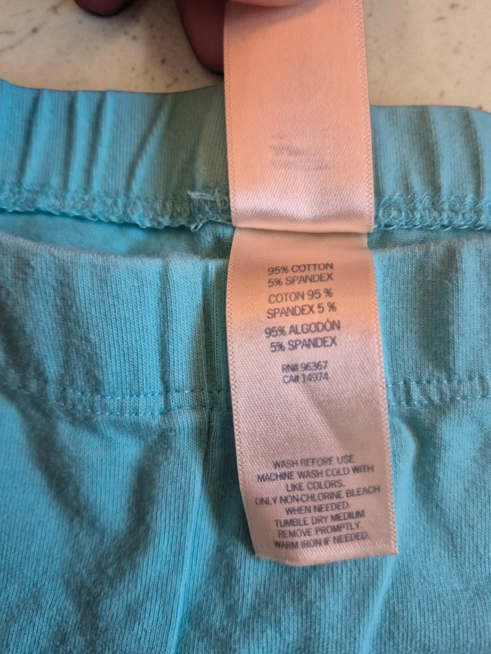 OshKosh B'gosh Aqua Girls' Stretch Leggings